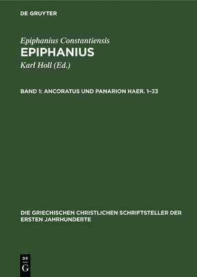 bokomslag Ancoratus Und Panarion Haer. 1-33