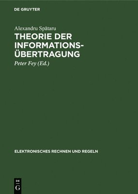 bokomslag Theorie Der Informationsbertragung