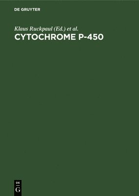 bokomslag Cytochrome P-450