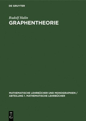 Rudolf Halin - Graphentheorie, Inbunden