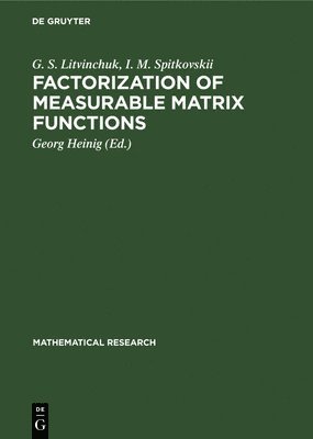 Factorization of Measurable Matrix Functions 1