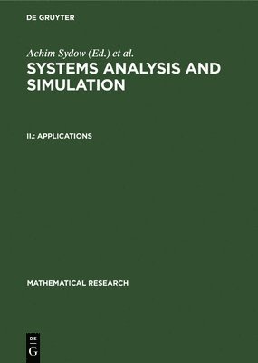 Achim Sydow, Manfred Thoma, Robert Vichnevetski - Applications, Inbunden