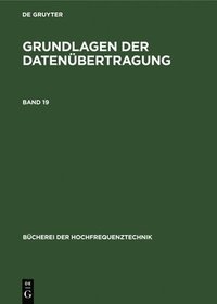 bokomslag Grundlagen Der Datenübertragung