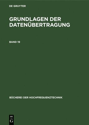 bokomslag Grundlagen Der Datenübertragung