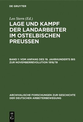 Hans Hübner - (Vom Anfang Des 19. Jahrhunderts Bis Zur Novemberrevolution 1918/19), Inbunden