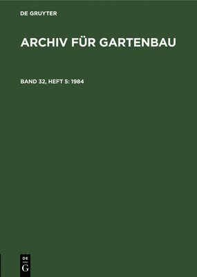 Degruyter - 1984, Inbunden
