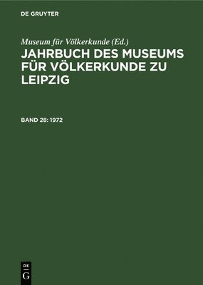 Anthony Paris, A Hopf, W Kirsche, J Szentágothai, Museum Für Völkerkunde - 1972, Inbunden
