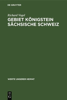 bokomslag Gebiet Knigstein Schsische Schweiz