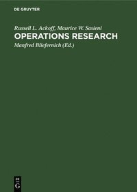 bokomslag Operations Research