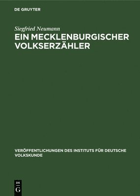 Ein Mecklenburgischer Volkserzhler 1