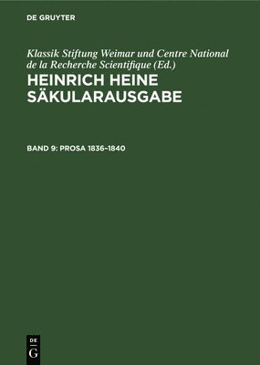 bokomslag Prosa 1836-1840