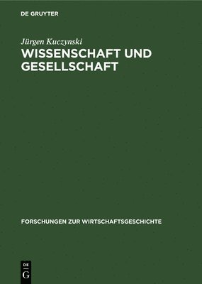 bokomslag Wissenschaft Und Gesellschaft