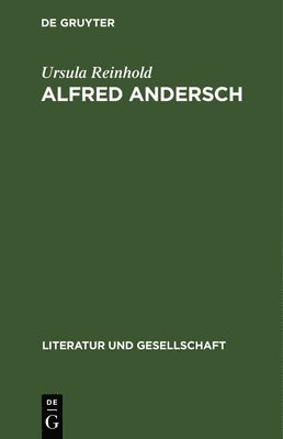 bokomslag Alfred Andersch