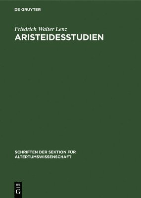 Aristeidesstudien 1