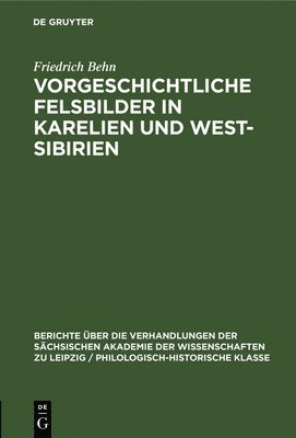 bokomslag Vorgeschichtliche Felsbilder in Karelien Und West- Sibirien