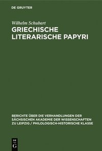 bokomslag Griechische Literarische Papyri