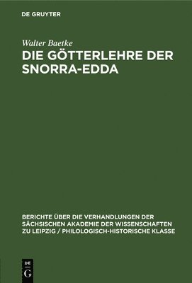 Die Gtterlehre Der Snorra-Edda 1