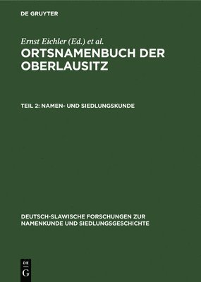 Ernst Eichler, Hans Walther - Namen- Und Siedlungskunde, Inbunden
