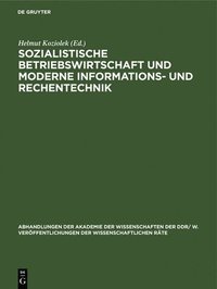 bokomslag Sozialistische Betriebswirtschaft Und Moderne Informations- Und Rechentechnik