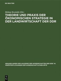bokomslag Theorie Und PRAXIS Der konomischen Strategie &#305;n Der Landwirtschaft Der DDR