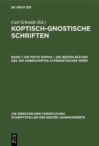 bokomslag Die Pistis Sophia - Die Beiden Bcher Des Je Unbekanntes Altgnostisches Werk