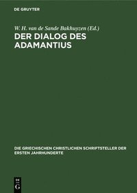 bokomslag Der Dialog Des Adamantius