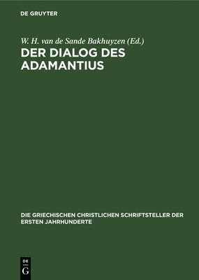bokomslag Der Dialog Des Adamantius