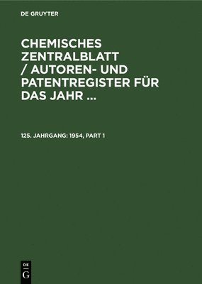 Degruyter - 1954, Inbunden