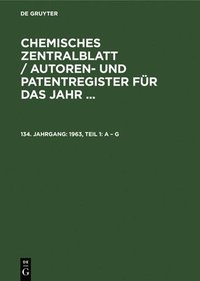 bokomslag 1963, Teil 1: A - G