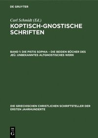 bokomslag Die Pistis Sophia - Die Beiden Bcher Des Je. Unbekanntes Altgnostisches Werk