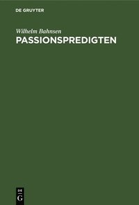 bokomslag Passionspredigten