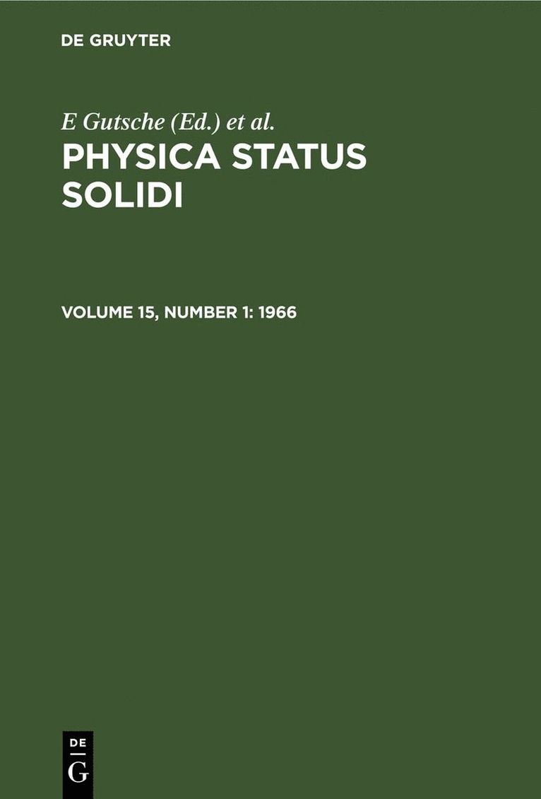 E Gutsche, K. Müller, P. Görlich, E. Gutsche - 1966, Inbunden