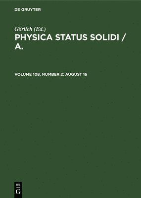 Görlich - August 16, Inbunden