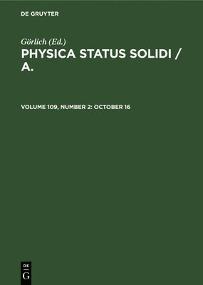 Görlich - October 16, Inbunden