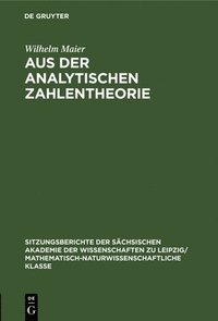 bokomslag Aus Der Analytischen Zahlentheorie