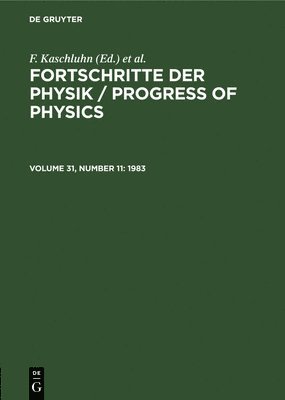 F. Kaschluhn, A. Lösche - 1983, Inbunden