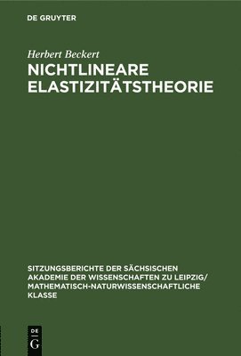 Nichtlineare Elastizittstheorie 1