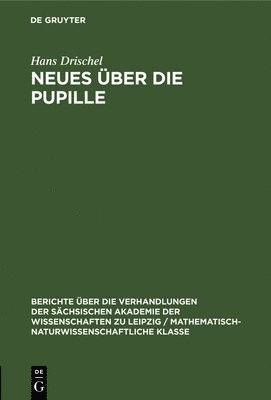 bokomslag Neues Über Die Pupille