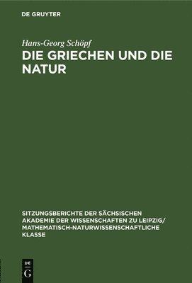 bokomslag Griechen Und Die Natur