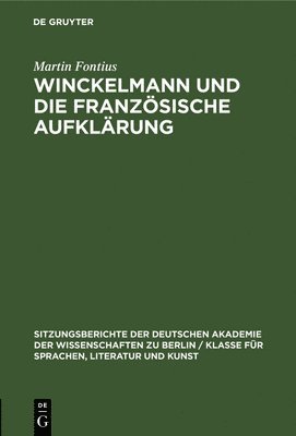 Winckelmann Und Die Franzsische Aufklrung 1