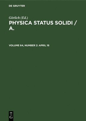 Görlich - April 16, Inbunden