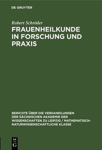 bokomslag Frauenheilkunde in Forschung Und PRAXIS