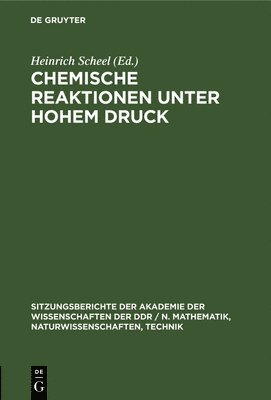 bokomslag Chemische Reaktionen Unter Hohem Druck