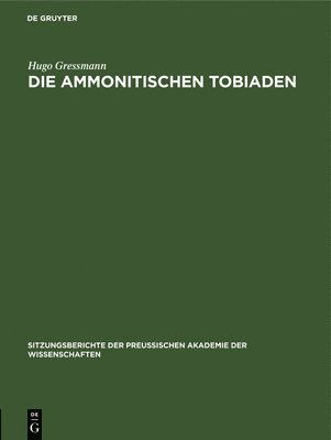 Die Ammonitischen Tobiaden 1