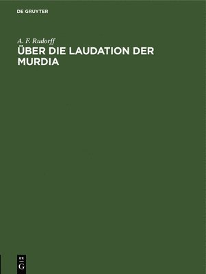 Über Die Laudation Der Murdia
