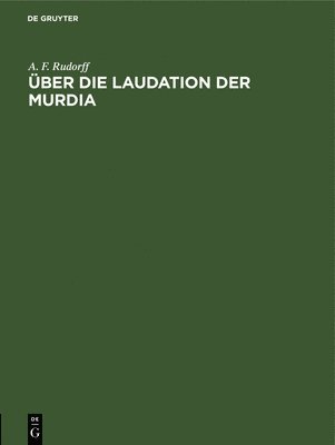 ber Die Laudation Der Murdia 1