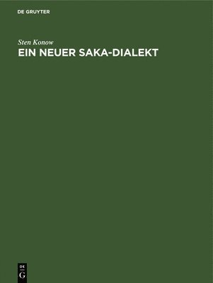 Ein Neuer Saka-Dialekt 1