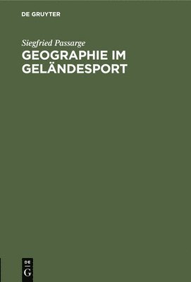 Geographie Im Geländesport