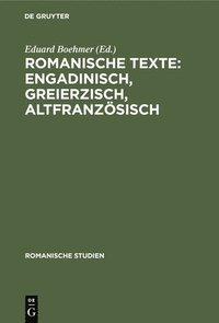 bokomslag Romanische Texte