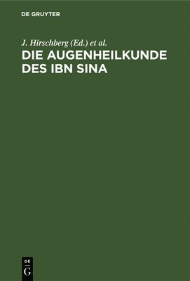 bokomslag Die Augenheilkunde Des Ibn Sina